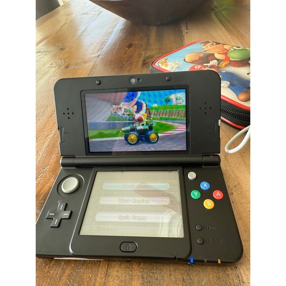 Nintendo 3DS Original Super Mario Edition Black Handheld System - Picture 2 of 10